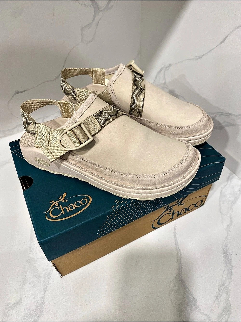 Chaco Canyon Clog LTH Khaki US 8 NWT